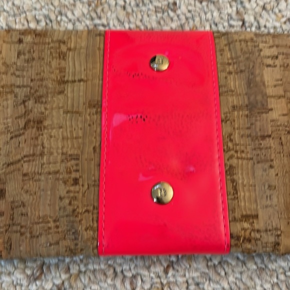 Kate Spade Hot Pink Bamboo clutch - Picture 4 of 7